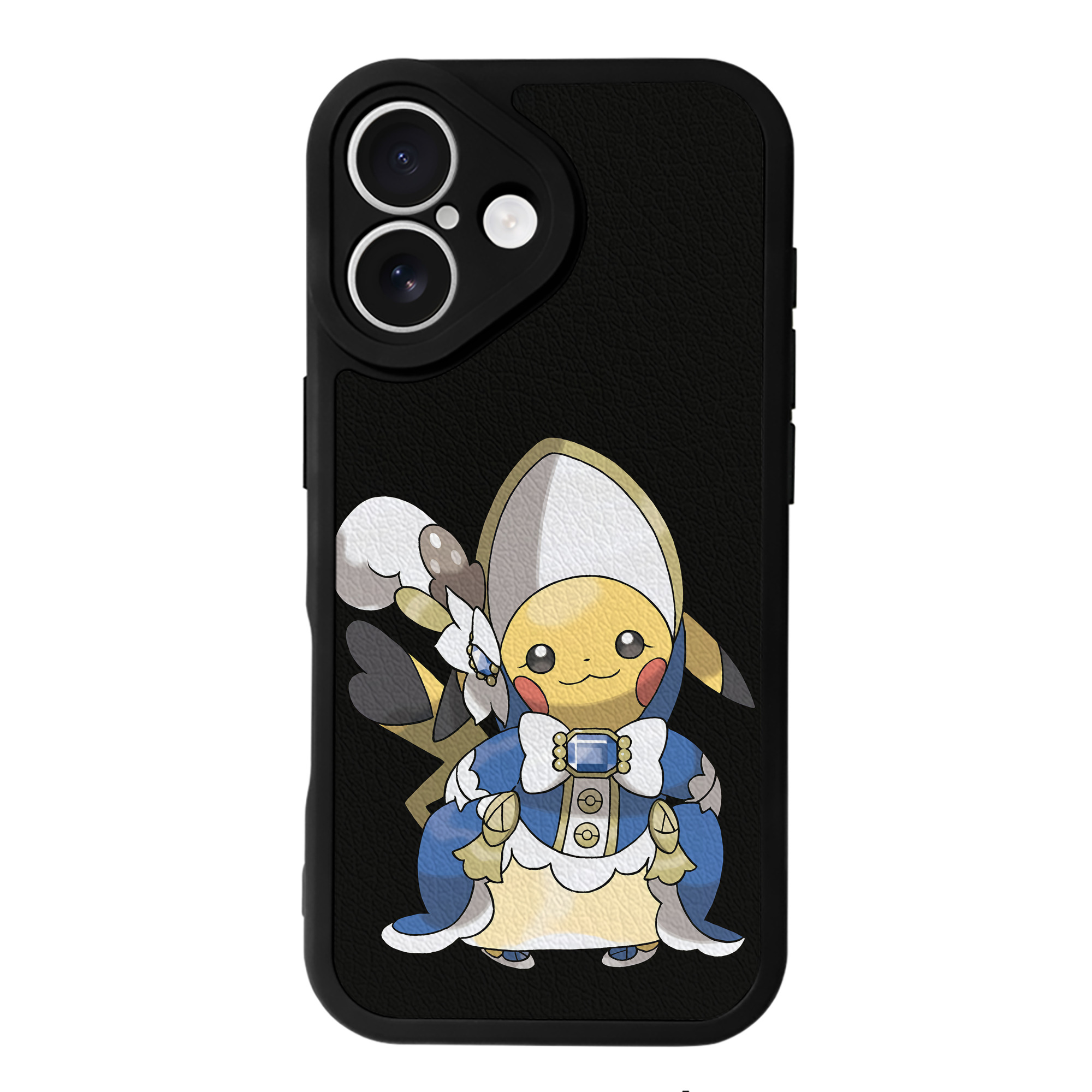 （画像用） ポケットモンスター Pokémon 【iPhone 16シリーズ対応】シリコンスマホケース（レザー調） 材質：シリコン
